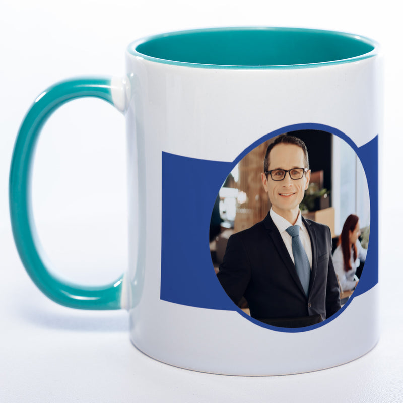 Tasse "Bester Chef" mit Foto (HD Druck) | Jetzt selbst gestalten! Spülmaschinenfest