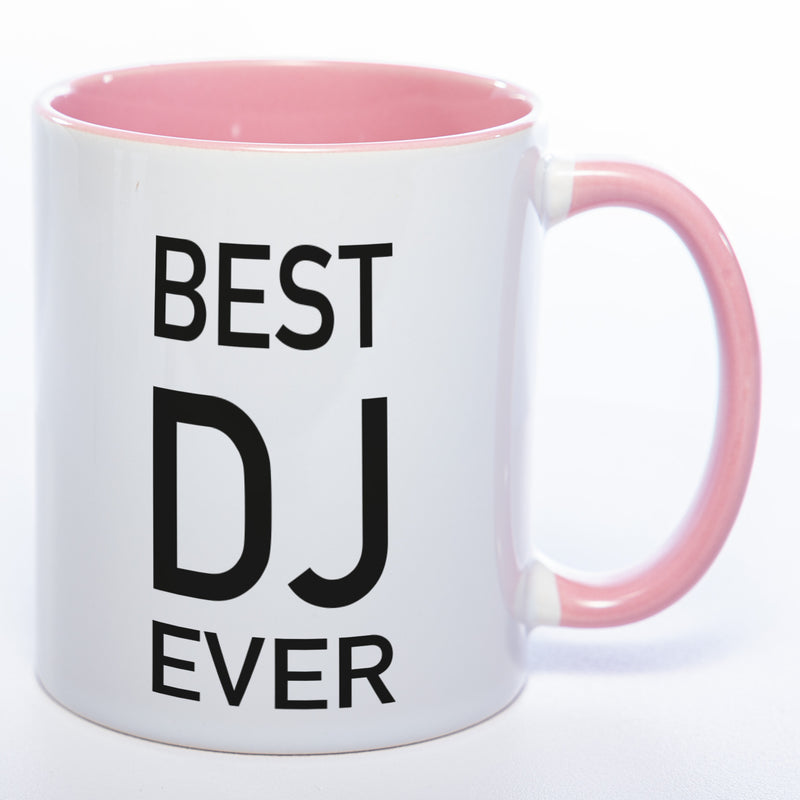 Spülmaschinenfeste Tasse "Best DJ Ever" mit Foto (HD Druck) | Jetzt selbst gestalten!