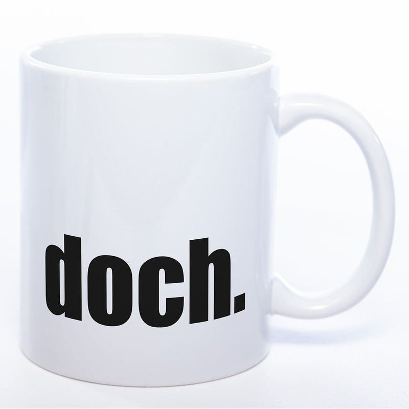Tasse mit Statement "doch." -  Kaffeetasse in vielen Farben