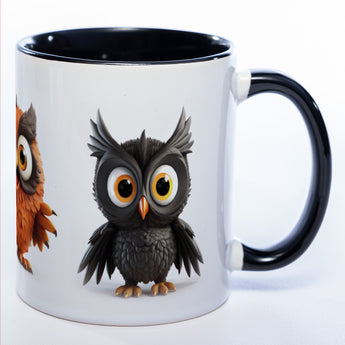 Eulenparade Tasse exclusive Kaffeetasse spülmaschinenfest