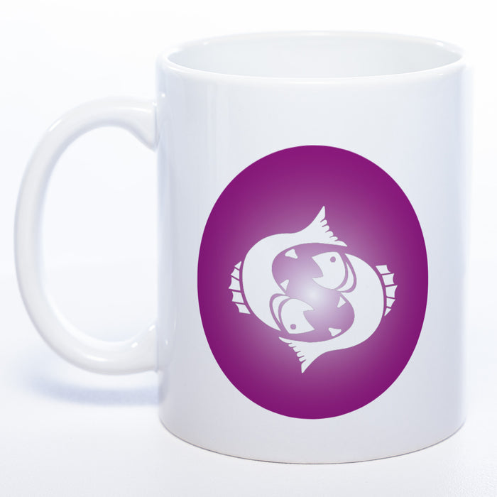 Sternzeichen -Tasse mit Namen und Geburtsdatum - spülmaschinenfest