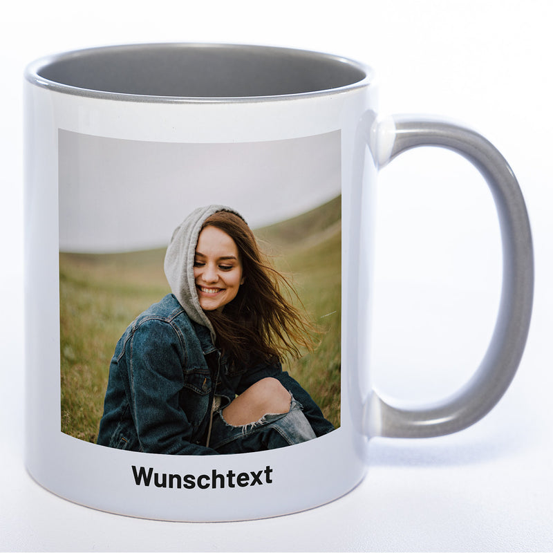Tasse mit Foto und Text - spülmaschinenfest | Jetzt selbst gestalten!