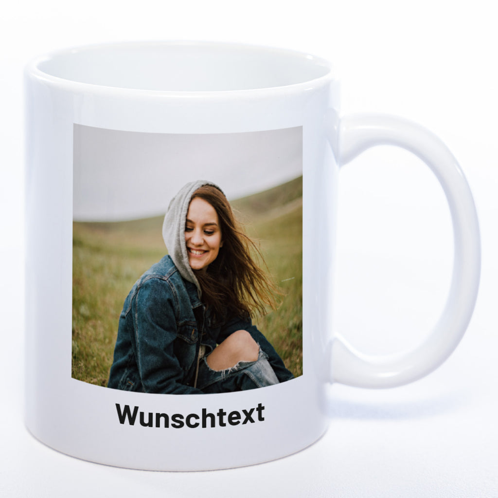 Tasse mit Foto und Text - spülmaschinenfest