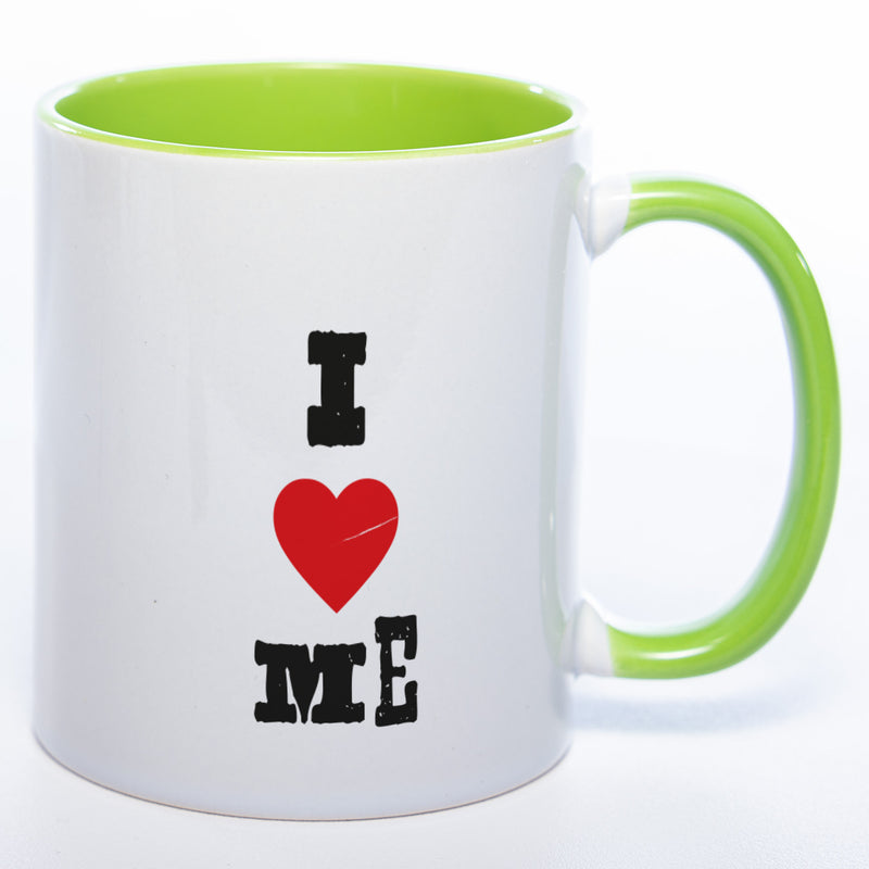 Spülmaschinenfeste Motiv - Tasse mit Spruch "I LOVE ME"