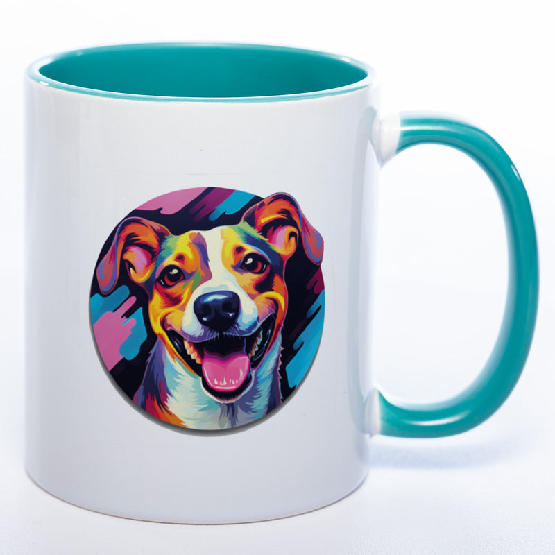Mug Art Tasse mit Jack Russel & wahlweise mit NAMEN- Kaffeetasse StickyWorld Exclusive