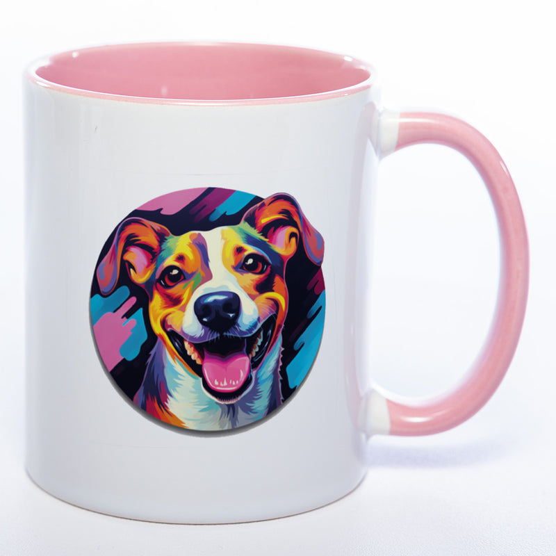 Mug Art Tasse mit Jack Russel & wahlweise mit NAMEN- Kaffeetasse StickyWorld Exclusive