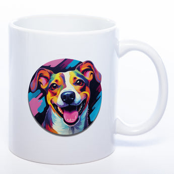 Mug Art Tasse mit Jack Russel & wahlweise mit NAMEN- Kaffeetasse StickyWorld Exclusive