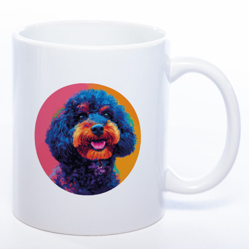 Mug Art Tasse mit Königspudel Motiv 2 & wahlweise mit NAME - Kaffeetasse StickyWorld Exclusive