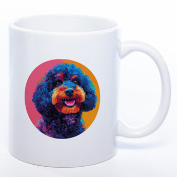 Mug Art Tasse mit Königspudel Motiv 2 & wahlweise mit NAME - Kaffeetasse StickyWorld Exclusive