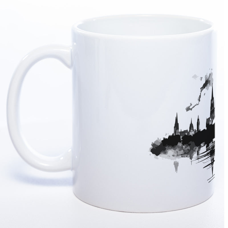 Spülmaschinenfeste Motiv-Tasse Skyline KÖLN