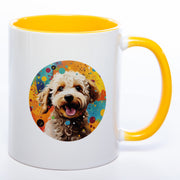 Tasse auf Wunsch mit Name Lagottoromagnolo gelb