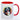 Tasse auf Wunsch mit Namen und Landseer-Motiv rot