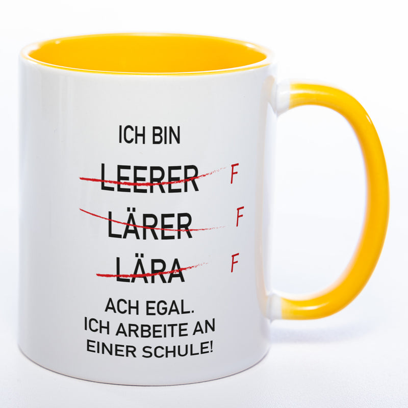 Lehrer-Tasse - lustige Kaffeetasse mit eigenem Foto- spülmaschinenfest