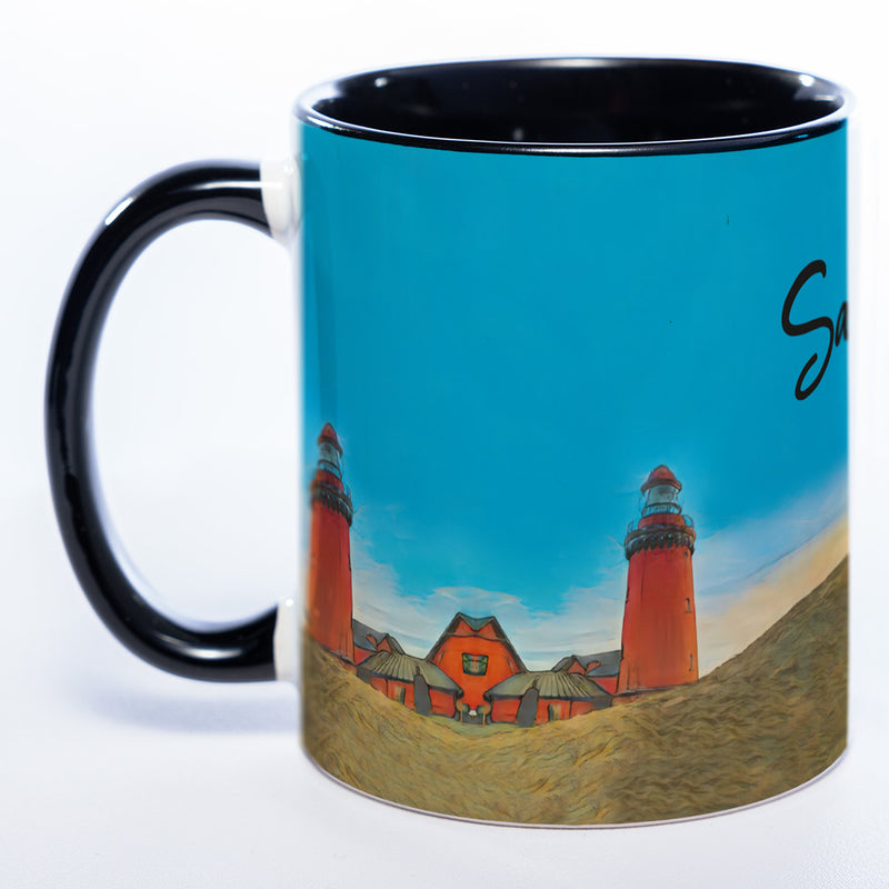 Tasse mit Leuchtturm und Deinem Namen - Tolle Geschenkidee - spülmaschinenfest