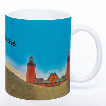 Tasse mit Leuchtturm und Deinem Namen - Tolle Geschenkidee - spülmaschinenfest