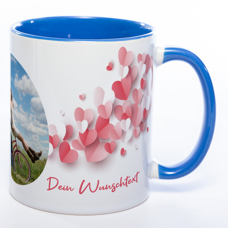 Liebes-Tasse "Love Mug" mit Foto und Wunschtext (HD Druck) spülmaschinenfest| Jetzt selbst gestalten!