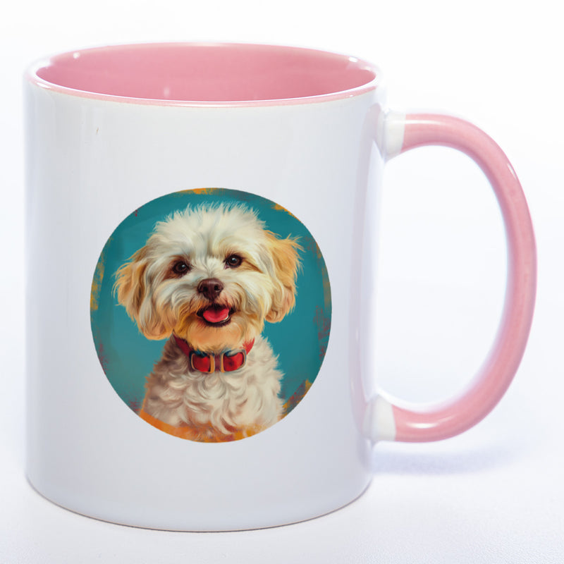 Mug Art Tasse mit Maltipoo Motiv 2 & wahlweise mit NAMEN - Kaffeetasse StickyWorld Exclusive
