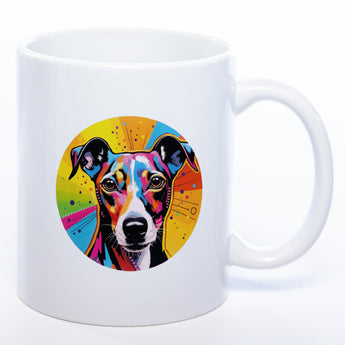 Mug Art Tasse mit Windhund Motiv wahlweise mit NAME - Kaffeetasse StickyWorld Exclusive