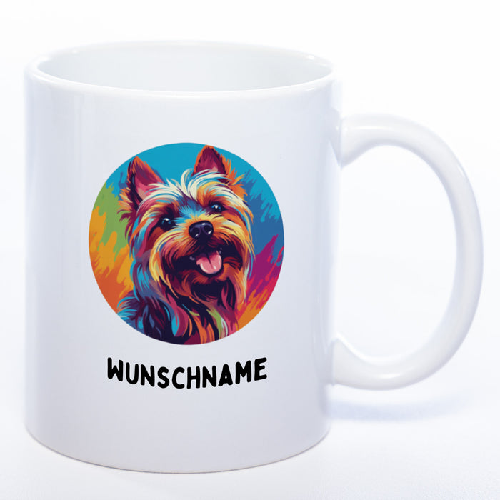 Mug Art Tasse mit Yorkshire Motiv & wahlweise mit NAMEN - Kaffeetasse StickyWorld Exclusive