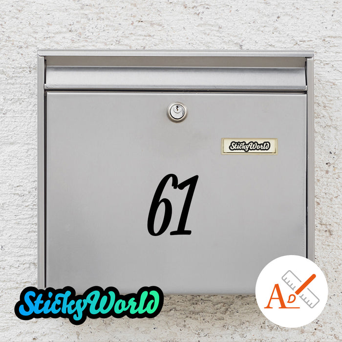 Buchstabe oder Zahl nach Wahl - Höhe 10 cm ab 1,50 €