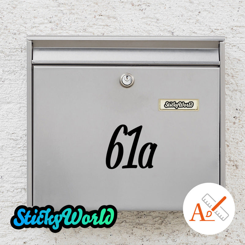 Buchstabe oder Zahl nach Wahl in SONDERFARBEN - Höhe 20 cm ab 3,50 €