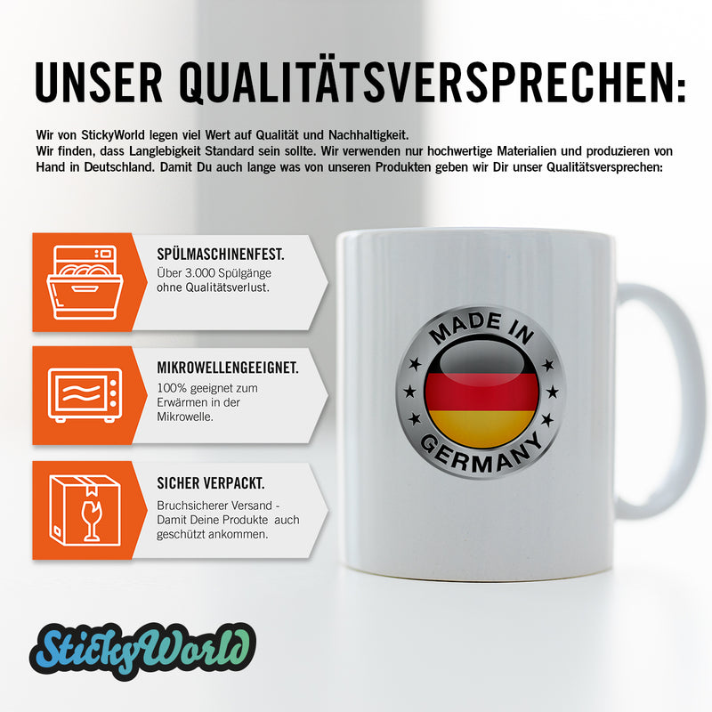 Kinder-Gemälde-Tasse mit Foto + Name (HD Druck) spülmaschinenfest | Jetzt selbst gestalten!