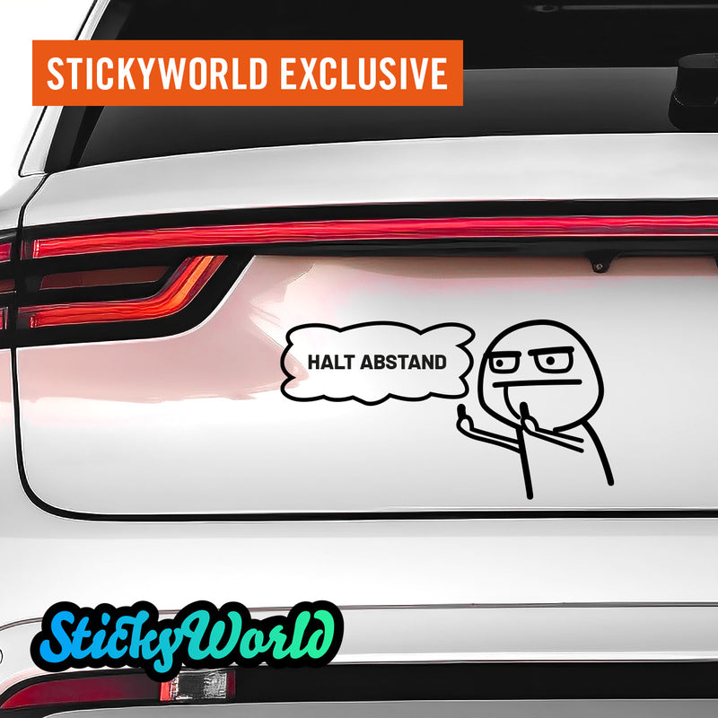 Mister Stinky 2 mit eigenem Text | Foliensticker