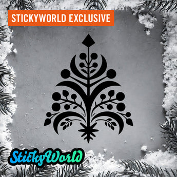 Weihnachtszauberbaum Sticker StickyWorld Exclusive | Foliensticker in 3 Größen