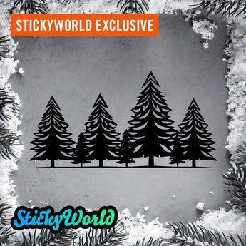 Winterbäume Sticker   StickyWorld Exclusive | Foliensticker in 3 Größen