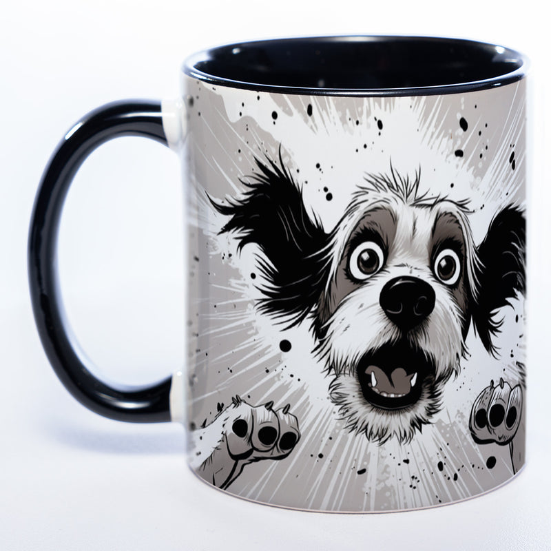 Tasse mit Crazydog und eigenem Foto in 3 Varianten - Tolle Geschenkidee - spülmaschinenfest