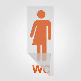 WC Unisex | Sticker für Türen